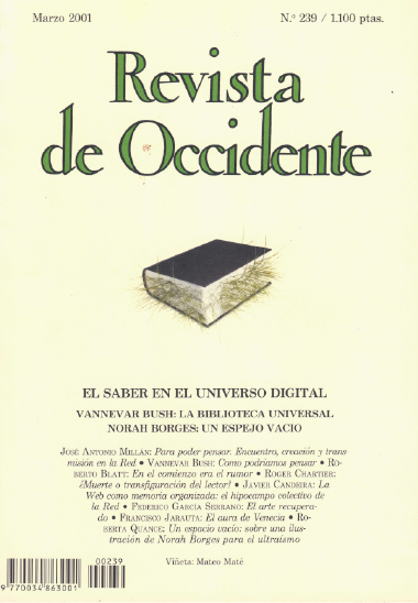 'Oh, this? Nothing! Just the magazine that first published Schroedinger in Spanish, as well as the poems of García Lorca and Machado and the philosophy of María Zambrano... Oh, stop it! You're too kind!